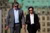Conservative member of Parliament Scott Aitchison, left, walks with Conservative deputy leader Melissa Lantsman as they arrive on Parliament Hill in Ottawa on Wednesday, May 28, 2025. THE CANADIAN PRESS/Sean Kilpatrick