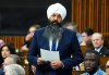 Secretary of State for International Development Randeep Sarai responds to a question in the House of Commons on Parliament Hill in Ottawa on Monday, April 20, 2026. THE CANADIAN PRESS/Sean Kilpatrick