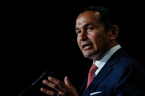 Manitoba Premier Wab Kinew speaks at the Assembly of First Nations Annual General Assembly in Winnipeg, Wednesday, Sept. 3, 2025. THE CANADIAN PRESS/John Woods