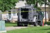 Lethbridge police conduct a search of a home along Lemoyne Crescent, in Lethbridge, Alta., on Tuesday, June 23, 2026. THE CANADIAN PRESS/Matthew Bruce