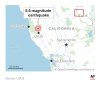 Parts of Northern California were rocked by a moderate quake early Wednesday. (AP Digital Embed)