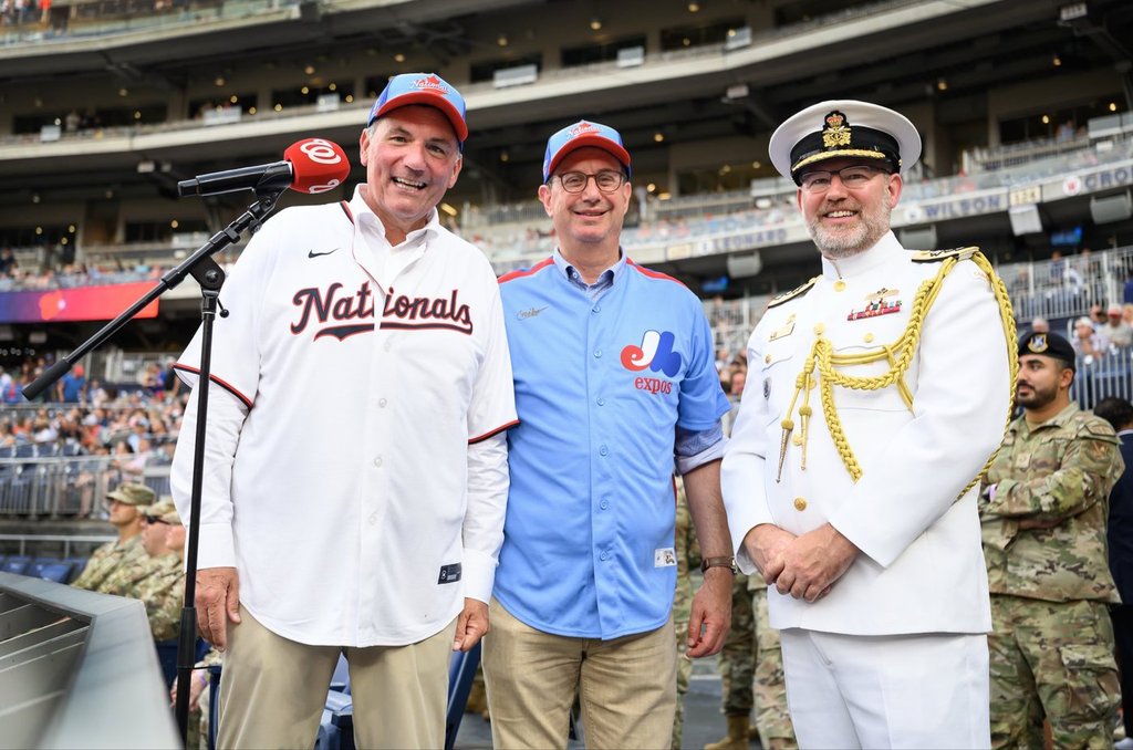 Sporting a Washington jersey, LeBlanc attends ‘friendship day' baseball game in D.C.