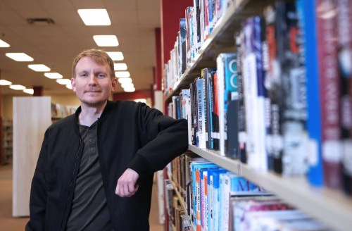 Alex Rogowsky, manager of programming and community services for the Western Manitoba Regional Library, says a library card gives library members access to all kinds of facility assets, including both hard copy materials and online resources as well. (Matt Goerzen/The Brandon Sun)