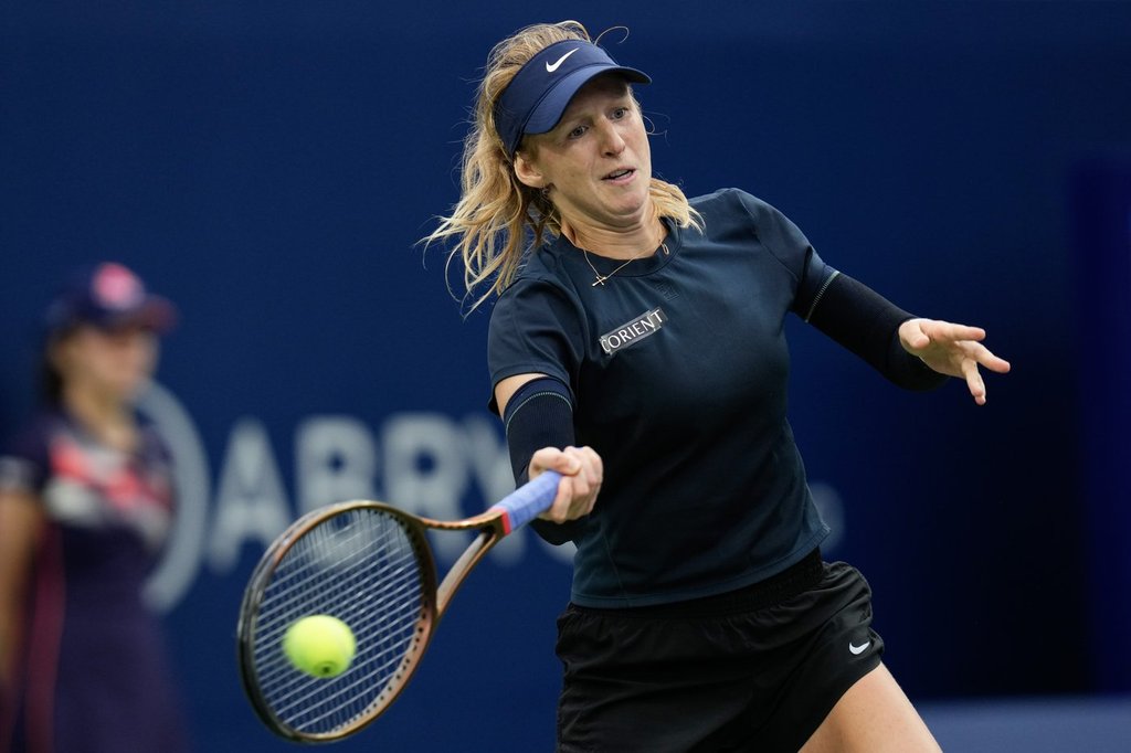 Canada's Katherin Sebov falls to Marta Kostyuk at National Bank Open in second round
