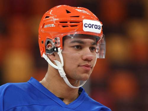 The Brandon Wheat Kings grabbed high-scoring Russian forward Kristof Muissu with their first pick in the Canadian Hockey League's import draft on Tuesday. Muissu's father is a surgeon from Congo who now lives in Russia. (Kuzmin Yury/KHL Photo Agency)