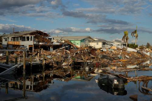 Hurricane Ian, in 2022, was intensified by a strong El Niño system. Another El Niño is now underway and experts are saying it might be one of the most intense on record. (The Associated Press files)