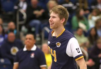 Brandon University's Tom Friesen has signed a professional men's volleyball contract with Netzhoppers KW of the German Bundesliga. (Thomas Friesen/The Brandon Sun)