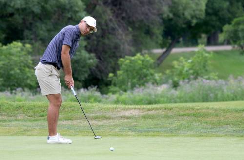 Rory Neill shot 69 to win the Golf Manitoba men's amateur at St. Boniface Golf Club on Wednesday. (Thomas Friesen/The Brandon Sun)