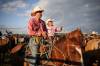 Competitors prepare for tie-down roping during the 2019 Manitoba Threshermen&rsquo;s Reunion and Stampede. This year&rsquo;s event, held at the Manitoba Agricultural Museum near Austin, runs Thursday through Sunday. (File)