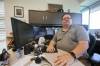 Robert Stewart, director of public safety communications for the City of Brandon, seen in his office on the second floor of the Brandon Fire and Emergency Services building at 120 19th St. North. (Matt Goerzen/The Brandon Sun)