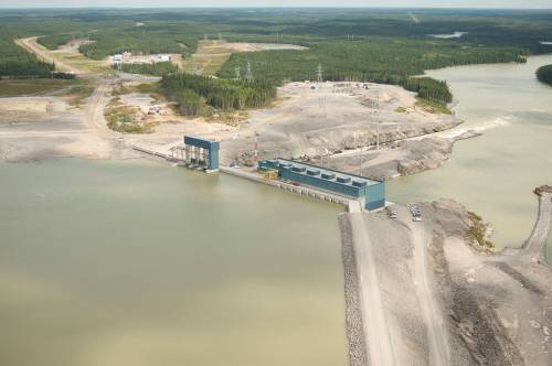 The Wuskwatim Generating Station is located on the Burntwood River, about 45 kilometres southwest of Thompson. (Manitoba Hydro)