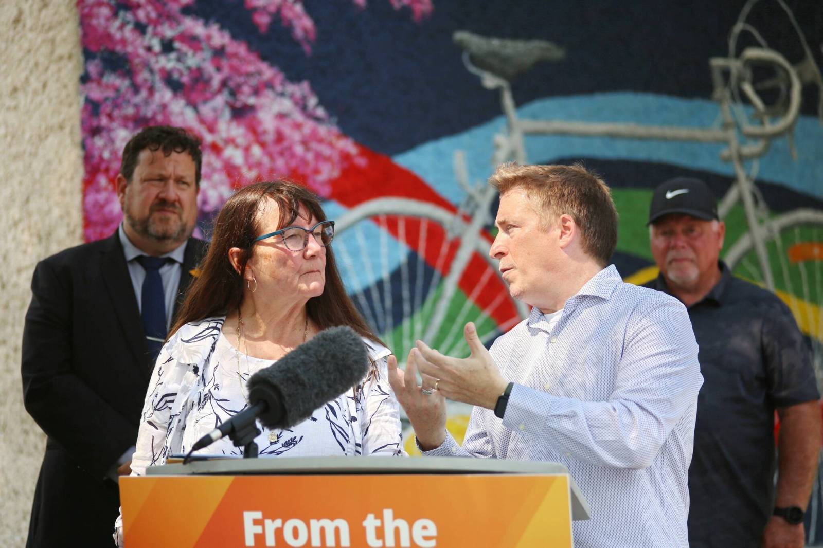 NDP chips in for train station