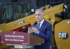 Prime Minister Mark Carney makes a housing announcement in Red Deer, Alta., Wednesday, July 29, 2026. THE CANADIAN PRESS/Jeff McIntosh
