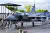 A replica of a Saab Gripen multirole fighter aircraft is shown at the Canadian Association of Defence and Security Industries annual defence industry trade show CANSEC, in Ottawa, on Thursday, May 28, 2026. THE CANADIAN PRESS/Justin Tang