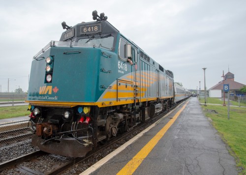 A Via Rail train heading to Toronto is seen at the Dorval station Tuesday, June 25, 2019 in Montreal. The federal government is spending $1.6 billion to replace Via Rail's aging fleet of locomotives. THE CANADIAN PRESS/Ryan Remiorz