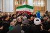 In this photo released by Iran's Supreme Leader's office, mourners carry the coffin of the late Iranian Supreme Leader Ayatollah Ali Khamenei above the crowd for the final prayer before his burial at the Imam Reza Shrine in Mashhad, northeastern Iran, Thursday, July 9, 2026. (Office of the Iranian Supreme Leader via AP)