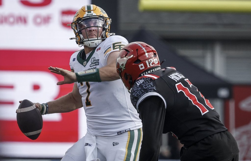 Edmonton Elks' turnover edge sets stage for Labour Day clash with Calgary Stampeders