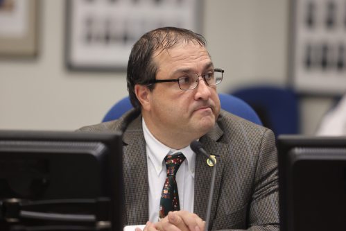 Coun. Jason Splett (Ward 8) says he and city administration are getting calls about boulevards alongside provincial roads not being mowed, although it isn’t the city’s responsibility. (Alex Lambert/The Brandon Sun files)