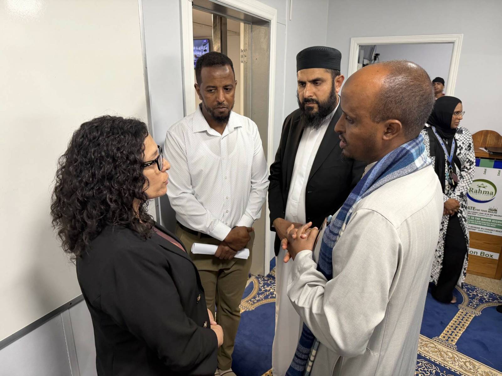 Culture minister says province to cover repair cost after Islamic centre targeted