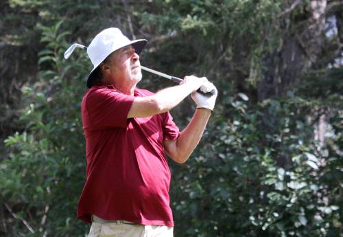 Chris Patrick shot 6-over 150 through two rounds of qualifying to win the Tamarack master's men's medal at Clear Lake Golf Course. (Thomas Friesen/The Brandon Sun)