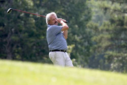 George Panagiotou won the senior men's final at the Tamarack golf tournament on Saturday. (Thomas Friesen/The Brandon Sun)