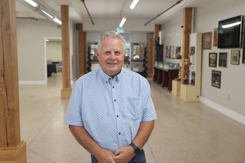 Provincial Exhibition of Manitoba president Tim Rowan stands inside the Dome building on Monday afternoon. (Abiola Odutola/The Brandon Sun)