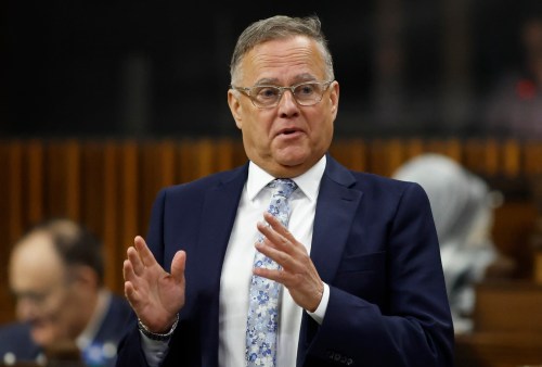 Secretary of State of Canada Revenue Agency and Financial Institutions Wayne Long rises during question period on Parliament Hill in Ottawa on Thursday, Jan. 29, 2026. THE CANADIAN PRESS/ Patrick Doyle