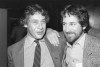 FILE - Directors Mark Rydell, left, and Steven Spielberg are seen together during a break at the 1981, Nominees Luncheon hosted by the Academy of Motion Picture Arts and Sciences in Beverly Hills, Calif. on Tues. March 10, 1982. (AP Photo/Lennox McLendon,File)