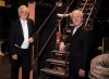 Manfred Honeck, conductor of the Vienna Philharmonic Orchestra and music director of the Pittsburgh Symphony Orchestra, right, appears with his brother Rainer Honeck, concertmaster of the Vienna Philharmonic Orchestra, as the two worked together on a production of Richard Strauss’ “Ariadne auf Naxos