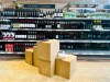 American products which have been removed from shelves are boxed up at an LCBO outlet in Toronto on Tuesday, March 4, 2025. THE CANADIAN PRESS/Chris Young