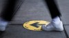 A sign direct a voter to a polling station to cast their ballots in the federal election in Calgary, Monday, April 28, 2025. THE CANADIAN PRESS/Jeff McIntosh