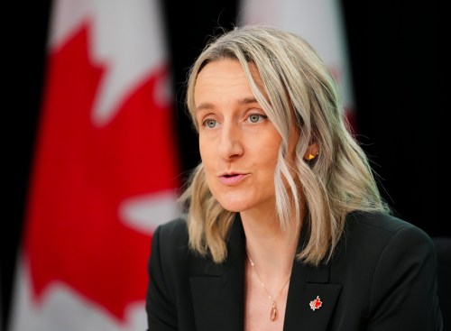 Canada's Chief Public Health Officer, Dr. Joss Reimer, is pictured during a press conference at the National Press Theatre in Ottawa on Thursday, May 14, 2026. THE CANADIAN PRESS/Sean Kilpatrick