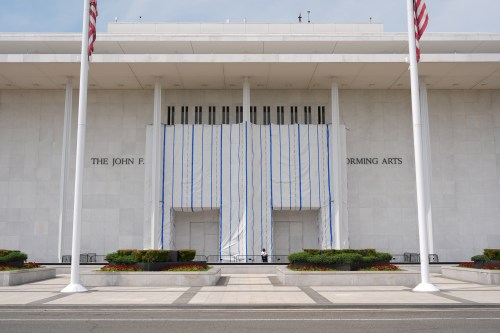The John F. Kennedy Center for the Performing Arts, is seen, Wednesday, Sept. 2, 2026, in Washington. (AP Photo/Mark Schiefelbein)