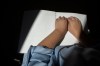 A student reads a book in braille at the Jacques-Ouellette School for students with visual impairments in Longueuil on Tuesday, Sept. 1, 2026. THE CANADIAN PRESS/Christinne Muschi