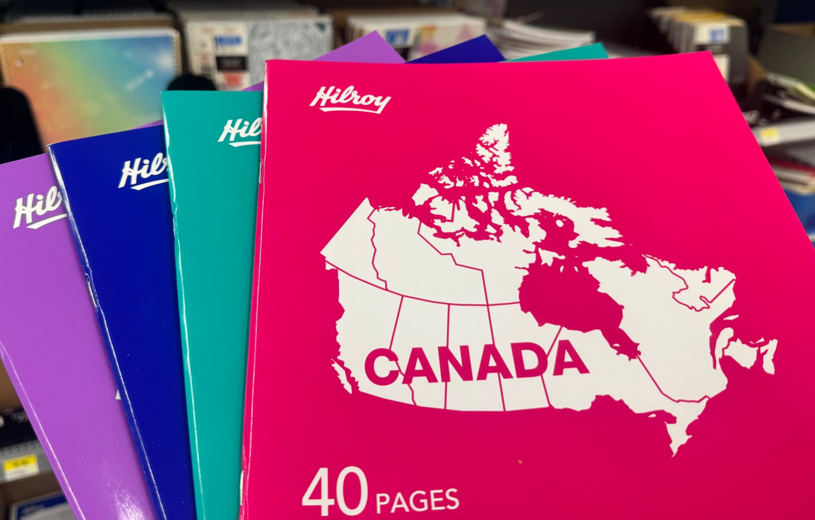 Hilroy says sorry for leaving Newfoundland, Cape Breton off notebooks' Canadian map