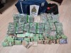 RCMP found nearly $1 million in a vehicle when it was pulled over for speeding outside Brandon late last month. Two Ontario men were charged with possession of property obtained by crime for the purpose of drug trafficking. (Supplied)