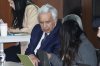 Ecuador's former President Lenin Moreno, who is charged with accepting bribes from Chinese company Sinohydro in connection with the construction of one of the country's hydroelectric power plants, attends a hearing at the National Court of Justice in Quito, Ecuador, Friday, Aug. 28, 2026. (AP Photo/Dolores Ochoa)