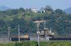 A North Korean military guard post, top, and a South Korean post, bottom, are seen near the border with North Korea, in Paju, South Korea, Tuesday, Sept. 29, 2026. (AP Photo/Ahn Young-joon)
