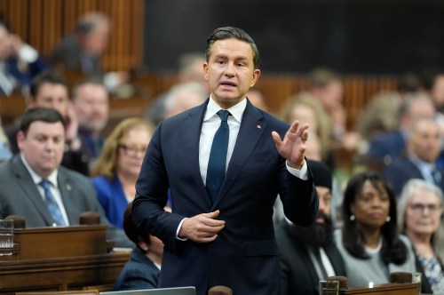 Conservative Leader Pierre Poilievre speaks during question period on Parliament Hill in Ottawa on June 18. (The Canadian Press files)