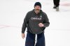 Washington Capitals left wing Alex Ovechkin skates after an NHL hockey game against the Pittsburgh Penguins on Sunday, April 12, 2026, in Washington. (AP Photo/Nick Wass)