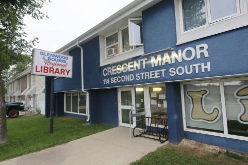 Crescent Manor in Souris. The facility is run by Manitoba Housing and had previously been dedicated to retirement living. (Connor McDowell/The Brandon Sun)