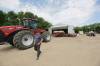 Devin Toews, brother of Dean Toews, is seen in June at the Toews family farm near MacGregor. Some crops are about two to three weeks behind schedule for harvest this year as a result of weather sustained this farming season. (Connor McDowell/The Brandon Sun files)
