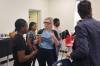 RBC senior mortgage specialist Angela Hainsworth talks to participants on financial literacy and homeownership during Beyond The Classroom, organized by Loy Excellentia Initiative on Saturday afternoon. (Photos by Abiola Odutola/The Brandon Sun)