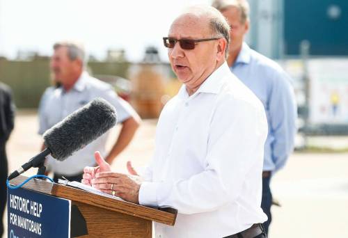 Daymon Guillas, president of the Potash Agri Development Corporation of Manitoba, said the company could add between 85 and 110 employees as production increases, with additional jobs expected to be created indirectly through businesses supplying the mining industry. (Mikaela MacKenzie/Winnipeg Free Press files)