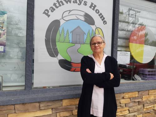 Kim MacKenzie, co-chair of Truth and Reconciliation Week in Brandon and an administrator at Pathways Home on Sixth Street. MacKenzie has been involved in helping plan the week of events. (Connor McDowell/The Brandon Sun)