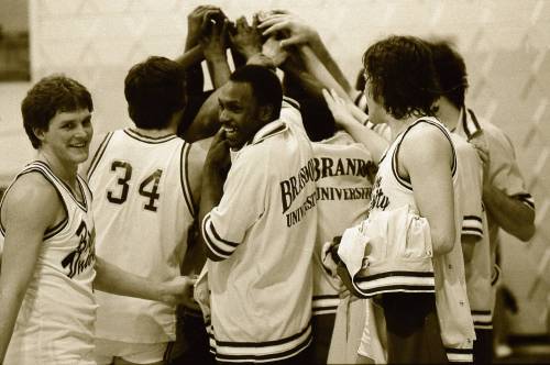 The Brandon University men&rsquo;s basketball teams of 1979 to 1984 are being inducted into the Manitoba Basketball Hall of Fame today. (Brandon Sun files)