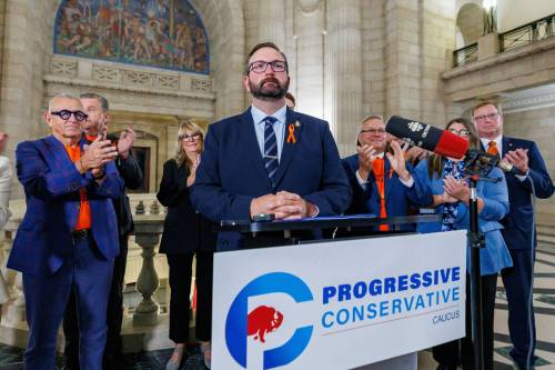 MLA Konrad Narth (La Vérendrye) was selected by the PC caucus to be the next leader of the party on Tuesday. (Mike Deal/Winnipeg Free Press)