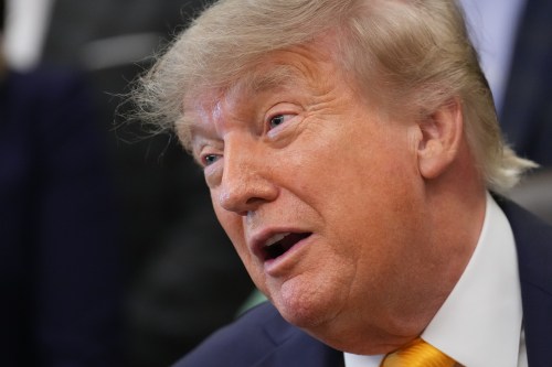 President Donald Trump speaks in the Oval Office of the White House on Friday, Sept. 4, 2026. (AP Photo/Jacquelyn Martin)