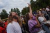 People take part in a karaoke session featuring Celine Dion's songs, on the eve of her first concert in Paris, Friday, Sept. 11, 2026. (AP Photo/Thibault Camus)