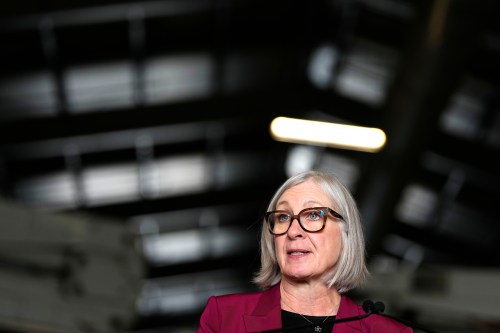 Minister of Jobs and Families Patty Hajdu speaks at an announcement on the launch of the Energy and Electricity Workforce Alliance, at Hydro Ottawa in Ottawa, on Wednesday, Sept. 2, 2026. THE CANADIAN PRESS/Justin Tang